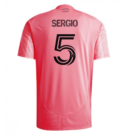 Inter Miami Sergio Busquets #5 Domácí Dres 2025-26 Krátký Rukáv Inter Miami Sergio Busquets #5 Domácí Dres 2025-26 Krátký Rukáv